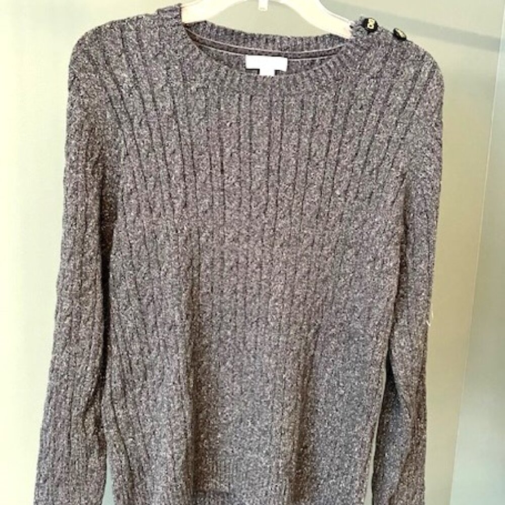 Sparkly Gray Sweater from Charter Club
